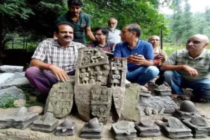 ಜಮ್ಮು ಮತ್ತು ಕಾಶ್ಮೀರದಲ್ಲಿ ಉತ್ಖನನದ ವೇಳೆ ಹಿಂದೂ ವಿಗ್ರಹಗಳು ಪತ್ತೆ