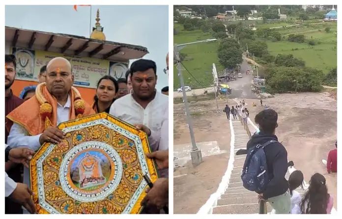 ಅಂಜನಾದ್ರಿ ಬೆಟ್ಟವನ್ನ  ಹತ್ತಿದ ರಾಜ್ಯಪಾಲ ಥಾವರ್ ಚಂದ್ ಗೆಹ್ಲೋಟ್ 