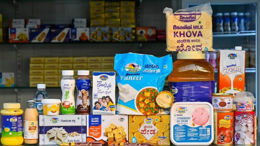 ನಂದಿನಿ ಹಾಲಿನ ಉತ್ಪನ್ನಗಳ ಬೆಲೆ ಇಳಿಕೆ : ನಾಳೆಯಿಂದ ಹೊಸ ದರ ಜಾರಿ ನಂದಿನಿ ಹಾಲಿನ ಉತ್ಪನ್ನಗಳ ಬೆಲೆ ಇಳಿಕೆ : ನಾಳೆಯಿಂದ ಹೊಸ ದರ ಜಾರಿ