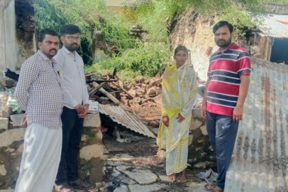 ಅಕಾಲಿಕ ಮಳೆ ಮನೆಗಳು ಕುಸಿತ! ಪಾರಾದ ಮನೆ ಮಂದಿ!