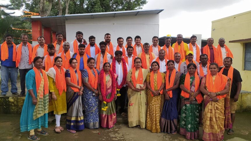 ಅರಕೆರೆ ಗ್ರಾಮ ಪಂಚಾಯಿತಿಗೆ ಉಪಾಧ್ಯಕ್ಷರ ಅವಿರೋಧ ಆಯ್ಕೆ