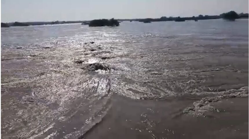 ಅಪಾಯದ ಮಟ್ಟ ಮೀರಿ ಹರಿಯುತ್ತಿದೆ ಮಂಜರಾ ನದಿ ಅಪಾಯದ ಮಟ್ಟ ಮೀರಿ ಹರಿಯುತ್ತಿದೆ ಮಂಜರಾ ನದಿ