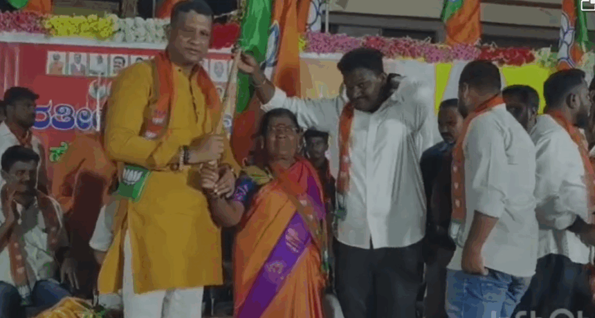 ಆನಂದ ಮಾಳಗೆ ಬಿಜೆಪಿ ಪಕ್ಷಕ್ಕೆ ಸೇರ್ಪಡೆ