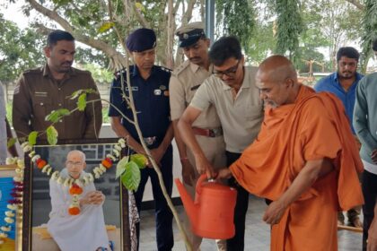 ಎನ್ ಡಿ ಆರ್ ಎಫ್ ಹಾಗೂ ಪೊಲೀಸ್ ಇಲಾಖೆಯಿಂದ ವೃಕ್ಷಾರೋಪನ