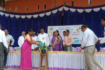 ಪ್ರೌಢಶಾಲೆಗಳ ಯಳಂದೂರು ತಾಲ್ಲೋಕು ಮಟ್ಟದ ಕ್ರೀಡಾಕೂಟಕೆ ಎ. ಆರ್. ಕೃಷ್ಣ ಮೂರ್ತಿ ಚಾಲನೆ