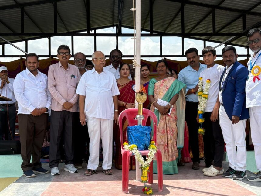 ಕ್ರೀಡಾಕೂಟಕ್ಕೆ ಚಾಲನೆ ನೀಡಿದ ಶಾಸಕ ಎನ್ ವೈ ಗೋಪಾಲಕೃಷ್ಣ