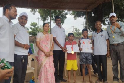 ತಾಲೂಕಾ ಮಟ್ಟದ ಕ್ರೀಡೆಯಲ್ಲಿ ಅಭಿಷೇಕ ಪ್ರಥಮ