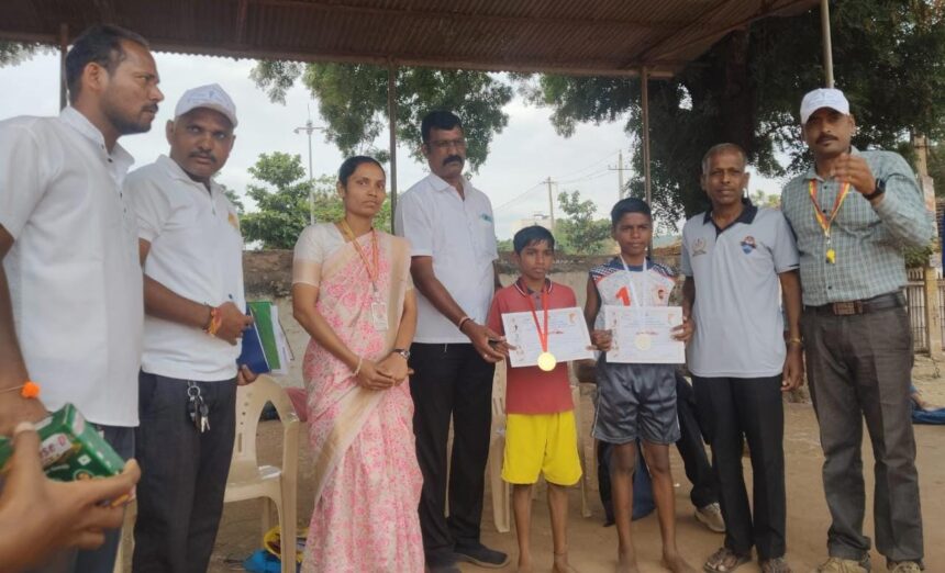 ತಾಲೂಕಾ ಮಟ್ಟದ ಕ್ರೀಡೆಯಲ್ಲಿ ಅಭಿಷೇಕ ಪ್ರಥಮ