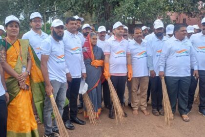 ಮೈಲಾರ ಮಲ್ಲಣ್ಣ ದೇಗುಲ ಆವರಣದಲ್ಲಿ ಶ್ರಮದಾನ