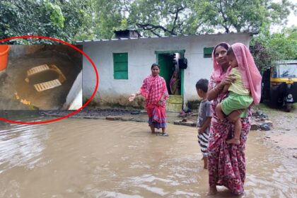 ಅಧಿಕಾರಿಗಳ ಎಡವಟ್ಟಿನಿಂದ ಮನೆಗೆ ನುಗ್ಗಿದ ಕೊಳಚೆ ನೀರು