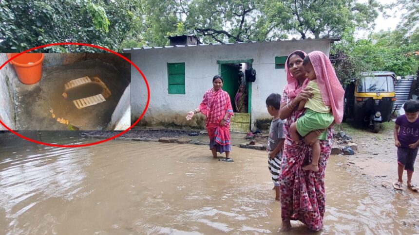 ಅಧಿಕಾರಿಗಳ ಎಡವಟ್ಟಿನಿಂದ ಮನೆಗೆ ನುಗ್ಗಿದ ಕೊಳಚೆ ನೀರು