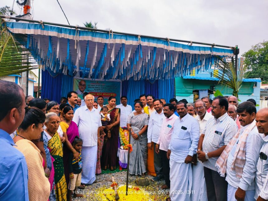 ಶಾಸಕ ಎನ್. ವೈ. ಗೋಪಾಲಕೃಷ್ಣರಿಂದ ವಿವಿಧ ಅಭಿವೃದ್ಧಿ ಕಾಮಗಾರಿಗಳ ಭೂಮಿ ಪೂಜೆ