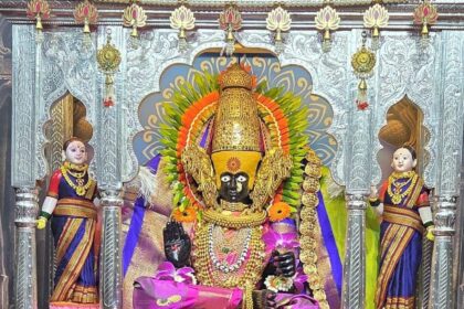 ಕೊಲ್ಲಾಪುರದ ಮಹಾಲಕ್ಷ್ಮಿಗೆ 6ನೇ ದಿನ ಗಜಾರೂಢಾಸನ ಅಲಂಕಾರ ಪೂಜೆ