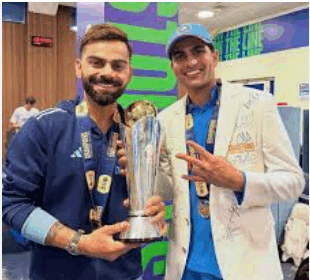 ವಿರಾಟ್ ಕ್ರಿಕೆಟ್ ಕಲಿಕೆಯ ಹಸಿವು ಅದ್ಭುತ: ಶುಭಮಾನ್ ಗಿಲ್