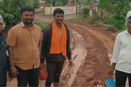 ಕೆಸರುಮಯ ರಸ್ತೆ;ಸಂಚಾರಕ್ಕೆ ತೊಂದರೆ