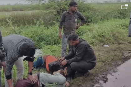 ಕ್ರೂಸರ್- ಕಾರು ಮಧ್ಯೆ ಅಪಘಾತ: ಇಬ್ಬರಿಗೆ ಗಂಭೀರ ಗಾಯ