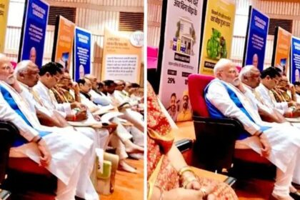 ಬಿಜೆಪಿ ಕಾರ್ಯಾಗಾರದಲ್ಲಿ ಕೊನೆಯ ಸಾಲಿನಲ್ಲಿ ಕುಳಿತ ಮೋದಿ : ಫೋಟೋ ವೈರಲ್ 