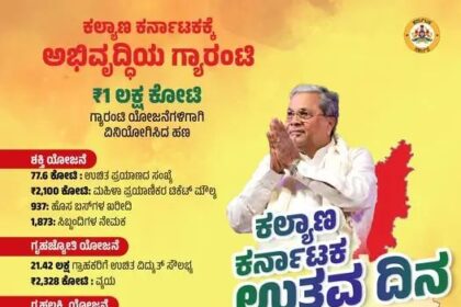 ಕಲ್ಯಾಣ ಕರ್ನಾಟಕಕ್ಕೆ ಒಂದು ಲಕ್ಷ ಕೋಟಿ ರೂ. ಅನುದಾನ ವಿನಿಯೋಗ : ಸಿದ್ದರಾಮಯ್ಯ