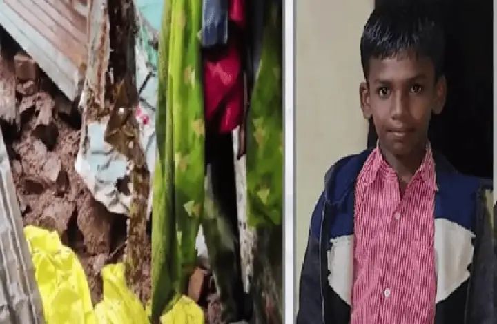 ನಿರಂತರ ಮಳೆಗೆ ಮನೆಯ ಮೇಲ್ಚಾವಣಿ ಗೋಡೆ ಕುಸಿದು ಬಾಲಕ ಸಾವು 