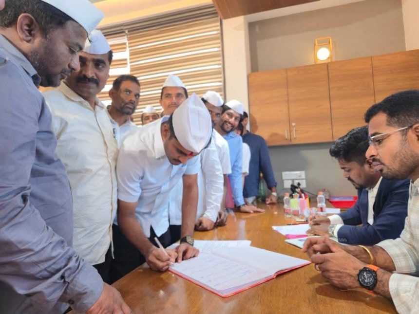 ಬೆಳಗಾವಿ ತಾಲೂಕಿನಿಂದ ರಾಹುಲ್ ಜಾರಕಿಹೊಳಿ ಅವರಿಂದ ನಾಮಪತ್ರ ಸಲ್ಲಿಕೆ ಬೆಳಗಾವಿ ತಾಲೂಕಿನಿಂದ ರಾಹುಲ್ ಜಾರಕಿಹೊಳಿ ಅವರಿಂದ ನಾಮಪತ್ರ ಸಲ್ಲಿಕೆ