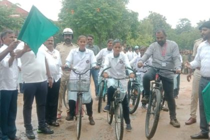 ಸೈಬರ್ ಕ್ರೈಂ ಸುರಕ್ಷಿತಗಾಗಿ ಸೈಕಲ್ ಜಾಥಾಕ್ಕೆ ಚಾಲನೆ!