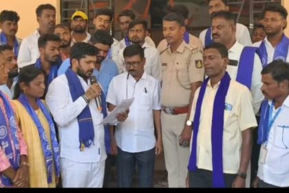 ವಕೀಲರಾದ ರಾಕೇಶ್ ಕಿಶೋರ ಬಂಧನಕ್ಕೆ ಒತ್ತಾಯಿಸಿ ಪ್ರತಿಭಟನೆ