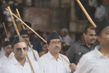 ರಾಷ್ಟ್ರೀಯ ಸ್ವಯಂ ಸೇವಕ ಸಂಘದಿಂದ ಹುಬ್ಬಳ್ಳಿಯಲ್ಲಿ ಪಥ ಸಂಚಲನ