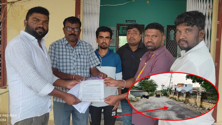 ಕಳಪೆ ರಸ್ತೆ ಕಾಮಗಾರಿ : ಯಲ್ಲಪ್ಪ ಮಾಚನೂರ್ ಆರೋಪ ಕಳಪೆ ರಸ್ತೆ ಕಾಮಗಾರಿ : ಯಲ್ಲಪ್ಪ ಮಾಚನೂರ್ ಆರೋಪ