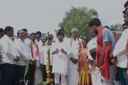 ಕಲ್ಯಾಣ ಮಂಟಪ ಕಾಮಗಾರಿಗೆ ಶಾಸಕ ದದ್ದಲ್ ರಿಂದ ಚಾಲನೆ