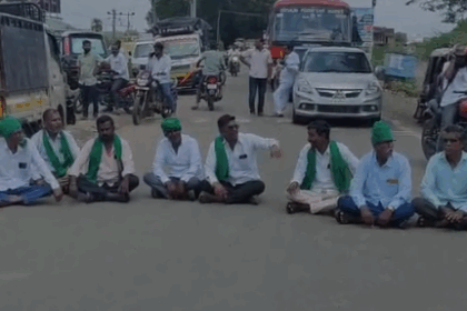 ಹಸಿ ಬರಗಾಲ ಜಿಲ್ಲೆ ಎಂದು ಘೋಷಿಸಿ ರೈತ ಮುಖಂಡ ವೀರಣ್ಣ ಗಂಗಾಣಿ’