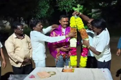 ರೌಡಿ ಶೀಟರ್ ಜೊತೆ ಕೇಕ್ ಕಟ್ : ಪಿಎಸ್‌ಐ ಅಮಾನತು