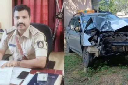 ಪಿಎಸ್ಐ ಕಾರು ಪಲ್ಟಿ; ಐವರಿಗೆ ಗಾಯ