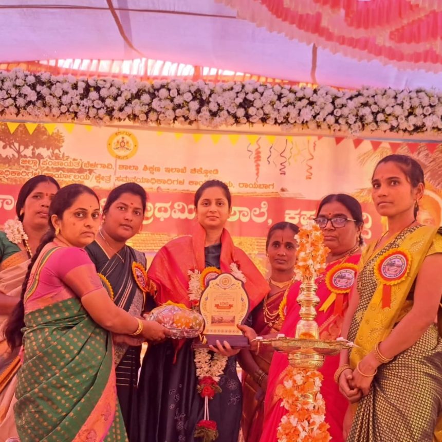 ಶಾಲಾ ಶತಮಾನೋತ್ಸವದಲ್ಲಿ ಪಾಲ್ಗೊಂಡು ಶುಭ ಕೋರಿದ ಸಂಸದರಾದ ಪ್ರಿಯಾಂಕಾ ಜಾರಕಿಹೊಳಿ