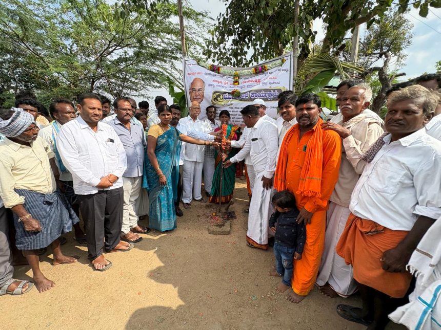 ವಿವಿಧ ಕಾಮಗಾರಿಗಳಿಗೆ ಶಾಸಕ ಎನ್ ವೈ ಗೋಪಾಲಕೃಷ್ಣ ಶಂಕುಸ್ಥಾಪನೆ