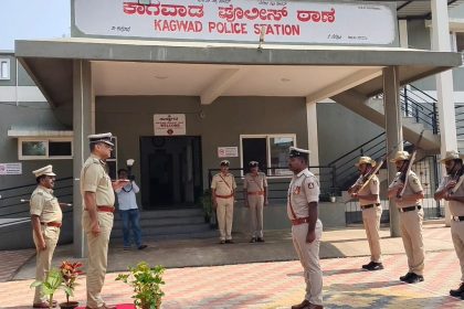 ಕಾಗವಾಡ ಪೋಲಿಸ್ ಠಾಣೆಗೆ ಉತ್ತರ ವಲಯ ಐಜಿಪಿ ಚೇತನಸಿಂಗ್ ರಾಠೋರ್ ದಿಢೀರ ಭೇಟಿ