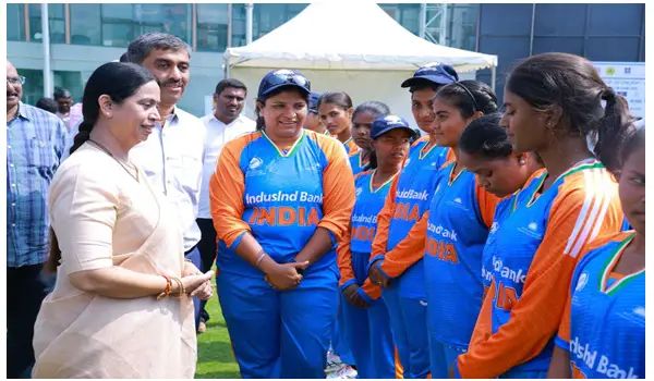 ಅಂಧ ಮಹಿಳೆಯರ ಟಿ-20 ವಿಶ್ವಕಪ್ ಗೆ ಚಾಲನೆ ನೀಡಿದ ಸಚಿವೆ ಲಕ್ಷ್ಮೀ ಹೆಬ್ಬಾಳಕರ್ 