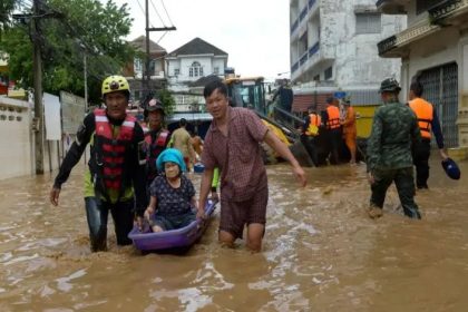 ದಕ್ಷಿಣ ಥೈಲ್ಯಾಂಡ್’ನಲ್ಲಿ ಭಾರಿ ಪ್ರವಾಹ: ಕನಿಷ್ಠ 145 ಜನರು ಸಾವು