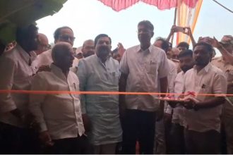 39 ಕೆರೆಗಳು ತುಂಬಿಸುವ ಯೋಜನೆಗೆ  ಸತೀಶ ಜಾರಕಿಹೊಳಿ ಉದ್ಘಾಟನೆ