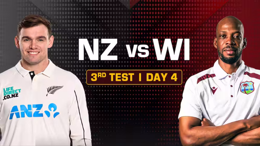 ಟೆಸ್ಟ್ ಕ್ರಿಕೆಟ್: ಡ್ರಾದತ್ತ ಸಾಗಿದ ವಿಂಡೀಸ್- ಕಿವೀಸ್ ಪಂದ್ಯ