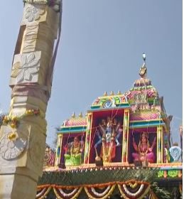 ಭೋವಿ ಜನಾಂಗದ ಆರಾಧ್ಯ ದೈವ ವೆಂಕಟೇಶ್ವರ ಸ್ವಾಮಿ ಮೂರ್ತಿ ಪ್ರತಿಷ್ಠಾಪನೆ ಕಾರ್ಯಕ್ರಮ