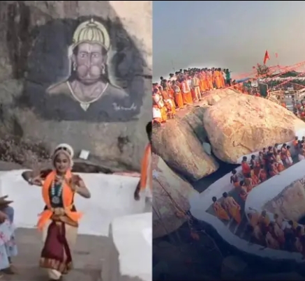 ಭರತ ನಾಟ್ಯ ಮಾಡುತ್ತಲೇ 8 ನಿಮಿಷ 59 ಸೆಂಕೆಂಡಗಳಲ್ಲಿ ಅಂಜನಾದ್ರಿ ಬೆಟ್ಟ ಏರಿದ ಹರ್ಷಿತಾ 