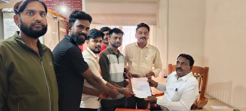 ಕರ್ನಾಟಕ ರಾಜ್ಯ ಪೌರ ನೌಕರರ ಸಂಘ ಪದಾಧಿಕಾರಿಗಳಿಂದ ಮನವಿ