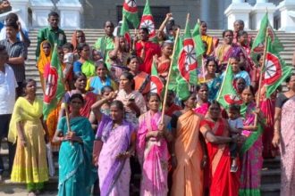 ಮನರೇಗಾ ಬದಲಿಗೆ ಹೊಸ ಮಸೂದೆ ವಿರೋಧಿಸಿ ; ಗ್ರಾಕೋಸ್ ಪ್ರತಿಭಟನೆ