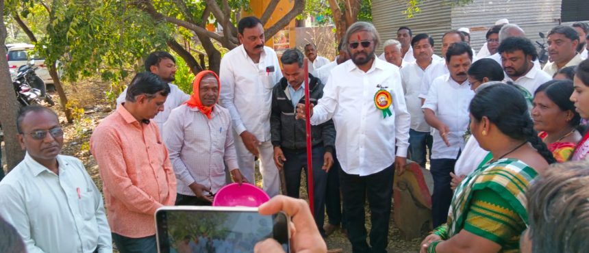 ಭಾಲ್ಕಿಯಲ್ಲಿ 10 ಕೋಟಿ ರೂ. ವೆಚ್ಚದ ವಿವಿಧ ಕಾಮಗಾರಿಗಳಿಗೆ ಸಚಿವ ಖಂಡೆ ಚಾಲನೆ