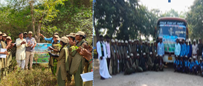 ದುಗನೂರ ಪ್ರೌಡ ಶಾಲೆ ವಿದ್ಯಾರ್ಥಿಗಳಿಗೆ ಬಿದರ ಅರಣ್ಯ ವಲಯದಲ್ಲಿ ಎರಡು ದಿನದ ಚಿಣ್ಣರ ವನ ದರ್ಶನ ಪ್ರವಾಸ