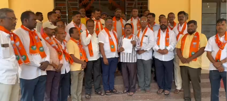 ದ್ವೇಷ ಭಾಷಣ ಮಸೂದೆ ಜಾರಿಗೊಳಿಸದಂತೆ ಬಿಜೆಪಿ ಕಾರ್ಯಕರ್ತರಿಂದ ಪ್ರತಿಭಟನೆ.