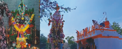 ದಂಡಗುಂಡ ಬಸವೇಶ್ವರ ದೇವರಿಗೆ ಮಡಿಯಿಂದ ನಮಸ್ಕರಿಸಿ ಹರಕೆ ಅರ್ಪಿಸಿದ ಅಣ್ಣ ತಂಗಿ