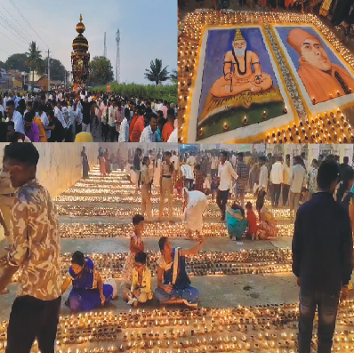 ಅದ್ದೂರಿಯಗಿ ಜರುಗಿದ ಮರಡಿಮಠದ ಜಾತ್ರೆ ಮತ್ತು ಕಾರ್ತಿಕೊತ್ಸವದ ಲಕ್ಷದೀಪೋತ್ಸವ.