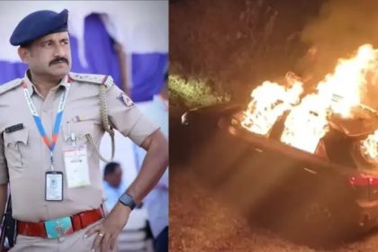 ರಸ್ತೆ ವಿಭಜಕ್ಕೆ ಕಾರು ಡಿಕ್ಕಿ : ಲೋಕಾಯುಕ್ತ ಪಿಎಸ್‌ಐ ಸಜೀವ ದಹನ