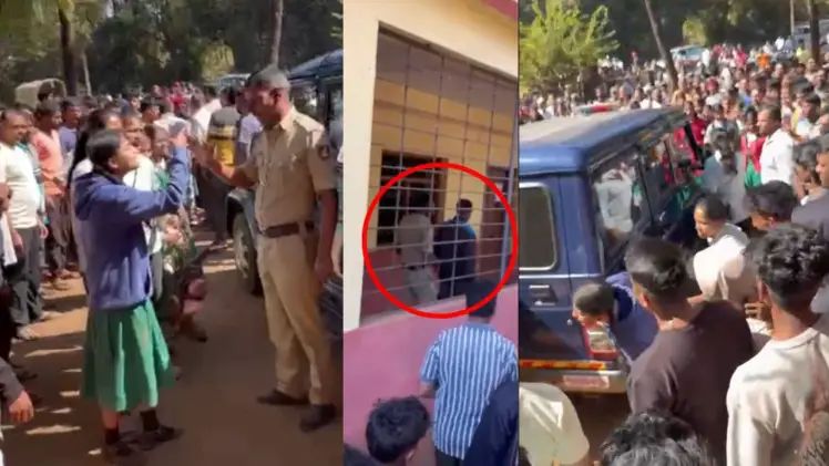 ವಿದ್ಯಾರ್ಥಿನಿಯರೊಂದಿಗೆ ಅಸಭ್ಯವಾಗಿ ವರ್ತನೆ ಆರೋಪ : ಪ್ರಾಂಶುಪಾಲಗೆ ಧರ್ಮದೇಟು